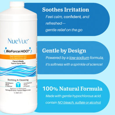 BioForce HOCl - Pure Hypochlorous Acid 1 Liter Refill Bottle - Image 2