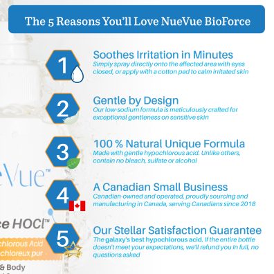 BioForce HOCl - Pure Hypochlorous Acid Spray for Face & Body - 242 ml - Image 10