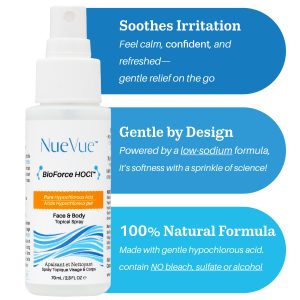 BioForce HOCl - Pure Hypochlorous Acid Spray for Face & Body - 2.3 FL OZ - Image 2