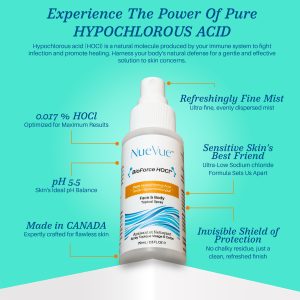 BioForce HOCl - Pure Hypochlorous Acid Spray for Face & Body - 2.3 FL OZ - Image 4
